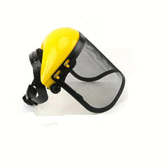Forestry Helmet Mask Adjustable Mesh Sunshade Protection Chainsaw Hat
