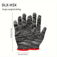 12 Pairs Work Gloves Wear Resistant Safety Full Work Gloves