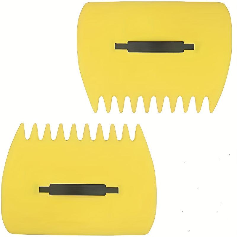 2pcs Garden Yard Leaf Scoops Plastic Grass Hand Leaf Rakes Leaf Collector