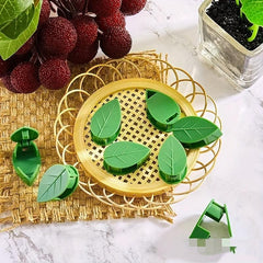 10pcs Invisible Plant Climbing Wall Fixture Vine Bracket Leaf Shape