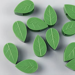 10pcs Invisible Plant Climbing Wall Fixture Vine Bracket Leaf Shape