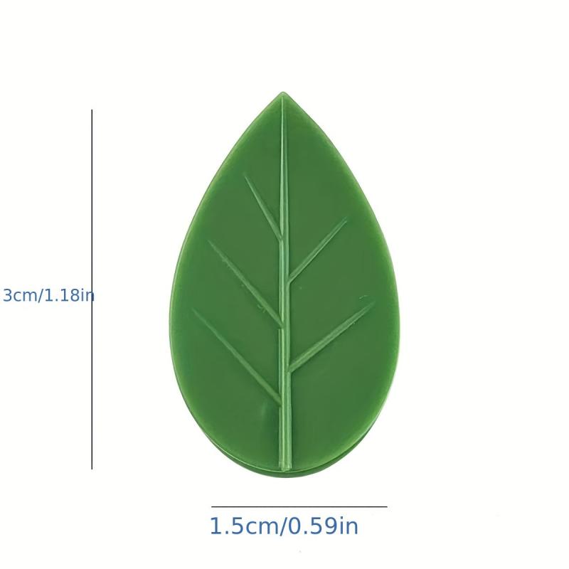 10pcs Invisible Plant Climbing Wall Fixture Vine Bracket Leaf Shape