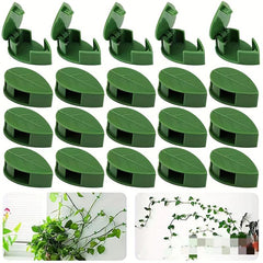10pcs Invisible Plant Climbing Wall Fixture Vine Bracket Leaf Shape