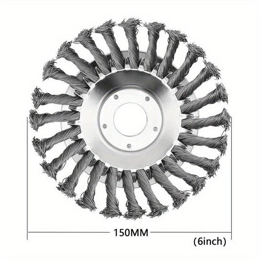 Rotating Joint Twist Knot Steel Wire Weed Cutter Blade for Lawn Mower