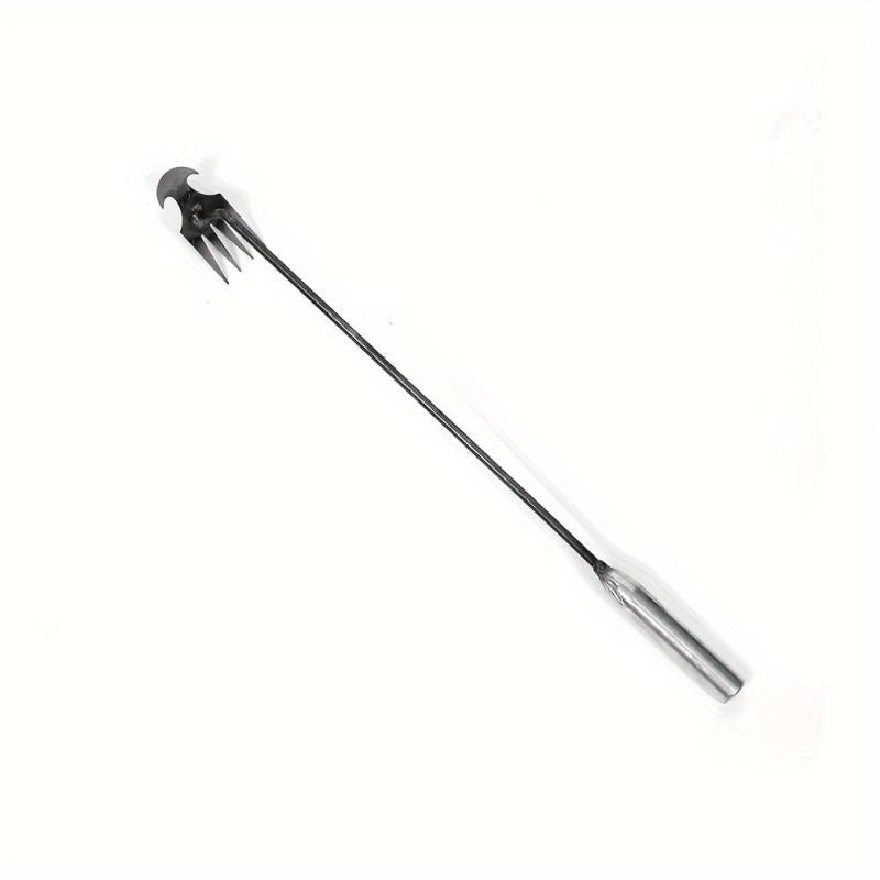 Steel Weeder Hand Tool with 4 Teeth for Yard and Garden