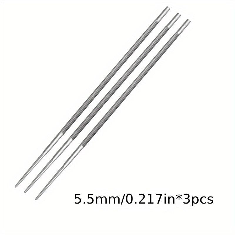 3pcs 9pcs Chainsaw Chain File Round Bearing Steel Sharpening Files