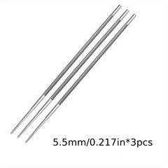 3pcs 9pcs Chainsaw Chain File Round Bearing Steel Sharpening Files
