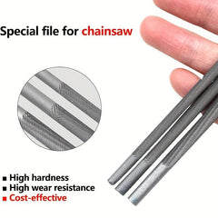 3pcs 9pcs Chainsaw Chain File Round Bearing Steel Sharpening Files