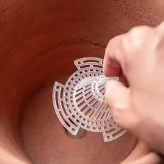 5pcs Flower Pot Bottom Filter for Healthy Plant Roots