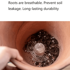 5pcs Flower Pot Bottom Filter for Healthy Plant Roots