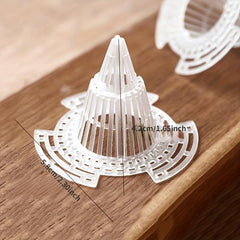 5pcs Flower Pot Bottom Filter for Healthy Plant Roots