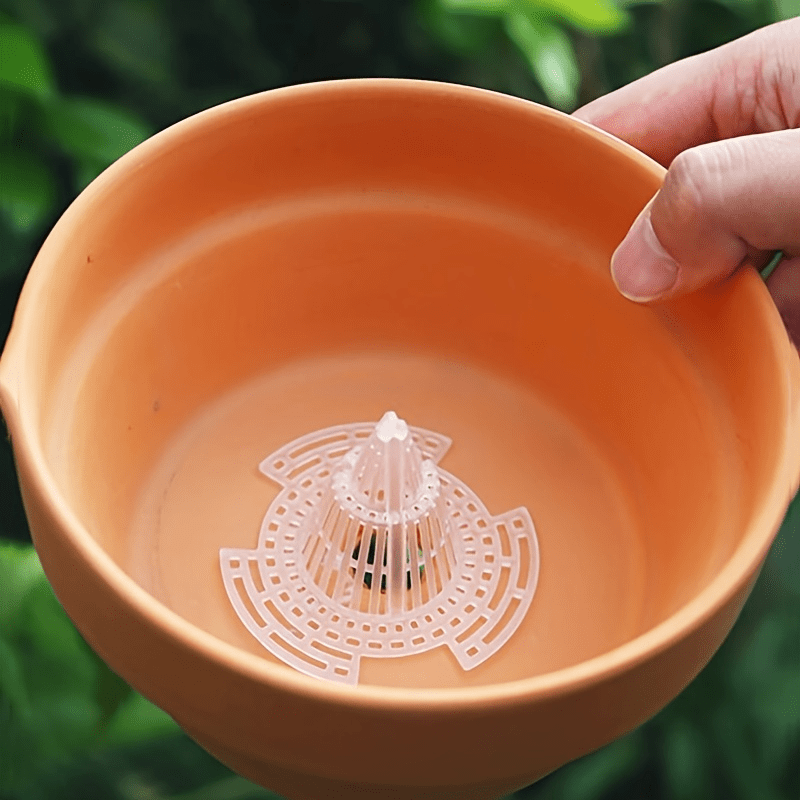 5pcs Flower Pot Bottom Filter for Healthy Plant Roots
