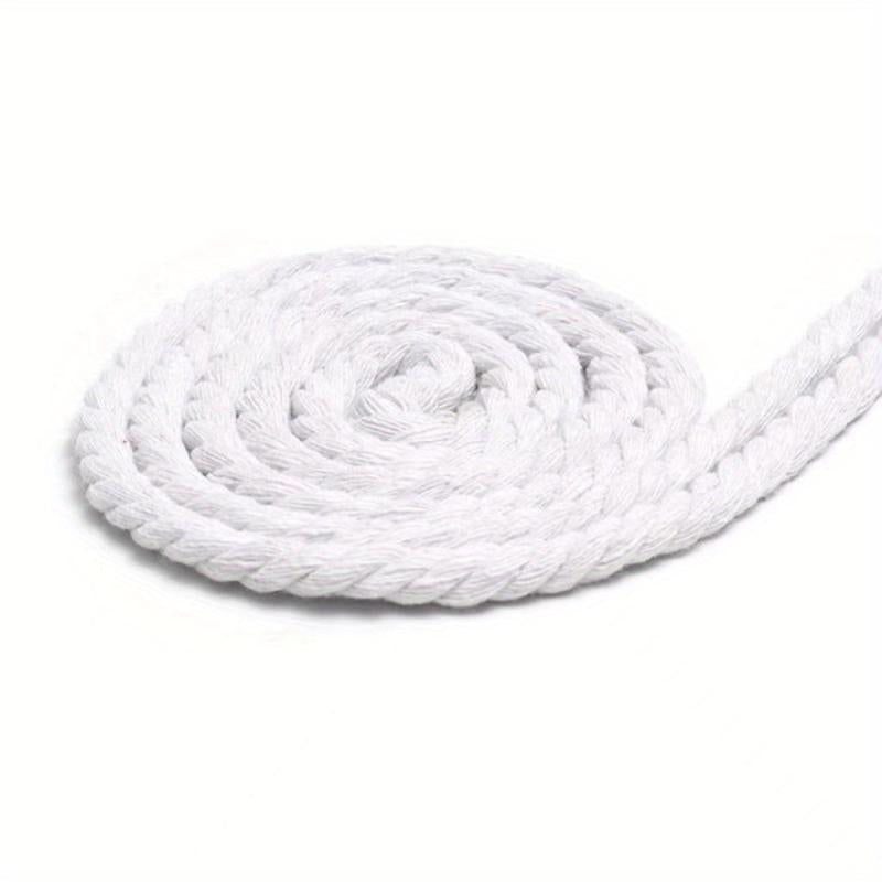 10 Yards 5MM Thick Three Strand Cotton Rope for Gardening, Decoration
