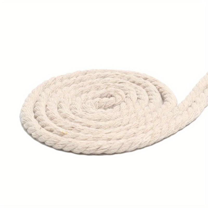 10 Yards 5MM Thick Three Strand Cotton Rope for Gardening, Decoration