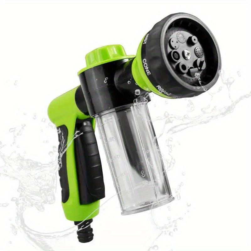Garden Hose Nozzle High Pressure Water Gun Long Handle Spray Gun