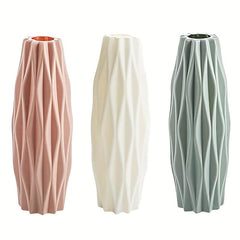 Nordic Style Plastic Vase for Flower Arrangement Decor, Flowers Not Included