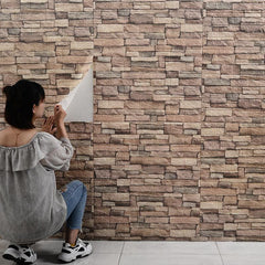 10pcs 3D Foam Wall Stickers Waterproof TV Background Decor
