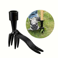 Weed Puller Tool with 4 Claw Head Aluminum Alloy for Backyard Lawn Patio