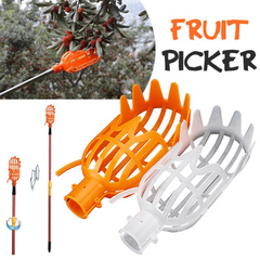 Plastic Fruit Picker Head for High Altitude Loquat Bayberry Picking