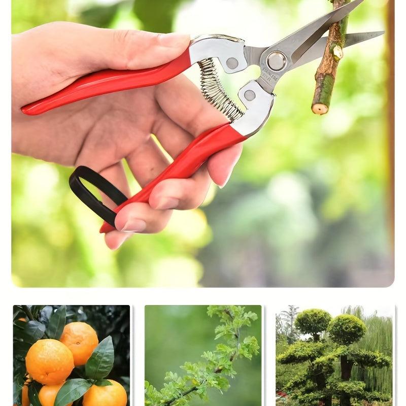 Stainless Steel Pruning Shears Micro Tip Garden Scissor