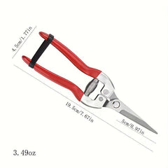 Stainless Steel Pruning Shears Micro Tip Garden Scissor