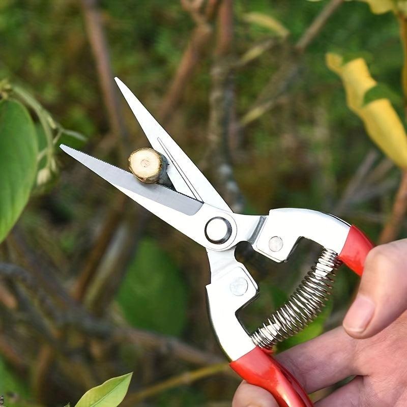 Stainless Steel Pruning Shears Micro Tip Garden Scissor