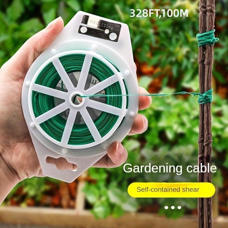 Gardening Binding Wire Plastic Twist Ties Plant Fixing Wire
