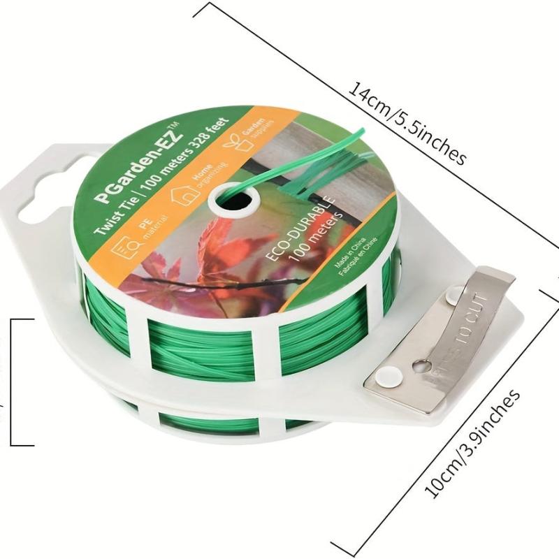 Gardening Binding Wire Plastic Twist Ties Plant Fixing Wire