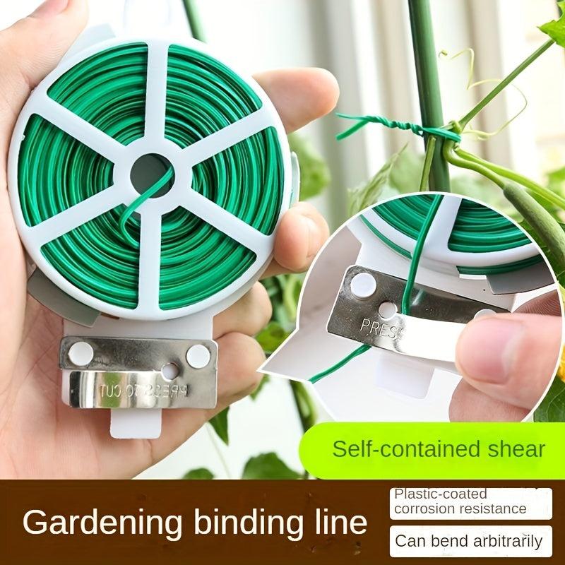 Gardening Binding Wire Plastic Twist Ties Plant Fixing Wire