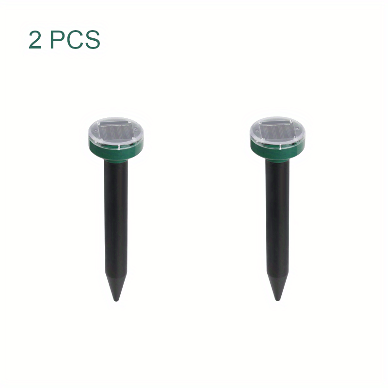Solar Powered Ultrasonic Mole Repellent Garden Flower Plants Supplies