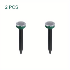 Solar Powered Ultrasonic Mole Repellent Garden Flower Plants Supplies