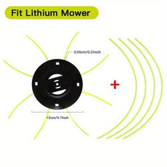Steel Lawn Mower Head Gasoline Lithium Grass Trimmer Head Replacement Removal