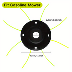 Steel Lawn Mower Head Gasoline Lithium Grass Trimmer Head Replacement Removal