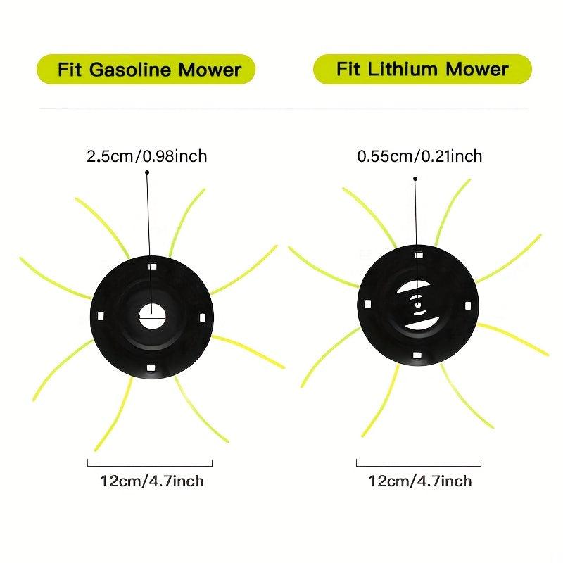 Steel Lawn Mower Head Gasoline Lithium Grass Trimmer Head Replacement Removal
