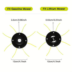 Steel Lawn Mower Head Gasoline Lithium Grass Trimmer Head Replacement Removal