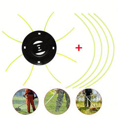 Steel Lawn Mower Head Gasoline Lithium Grass Trimmer Head Replacement Removal