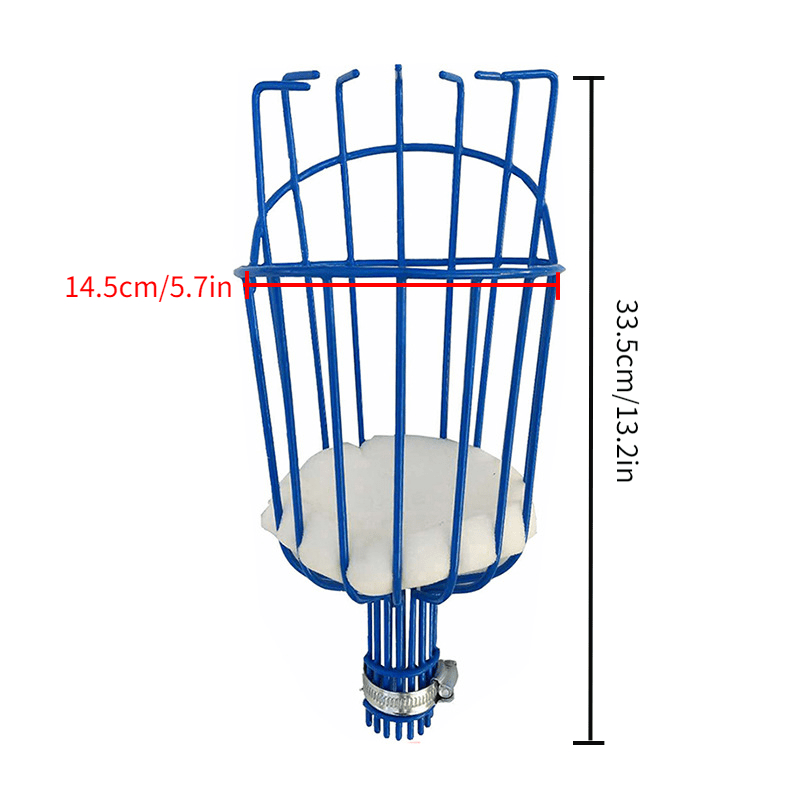 Fruit Picker Harvester Basket w/ Cushion to Prevent Bruising