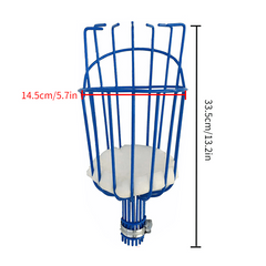 Fruit Picker Harvester Basket w/ Cushion to Prevent Bruising