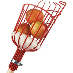 Fruit Picker Harvester Basket w/ Cushion to Prevent Bruising