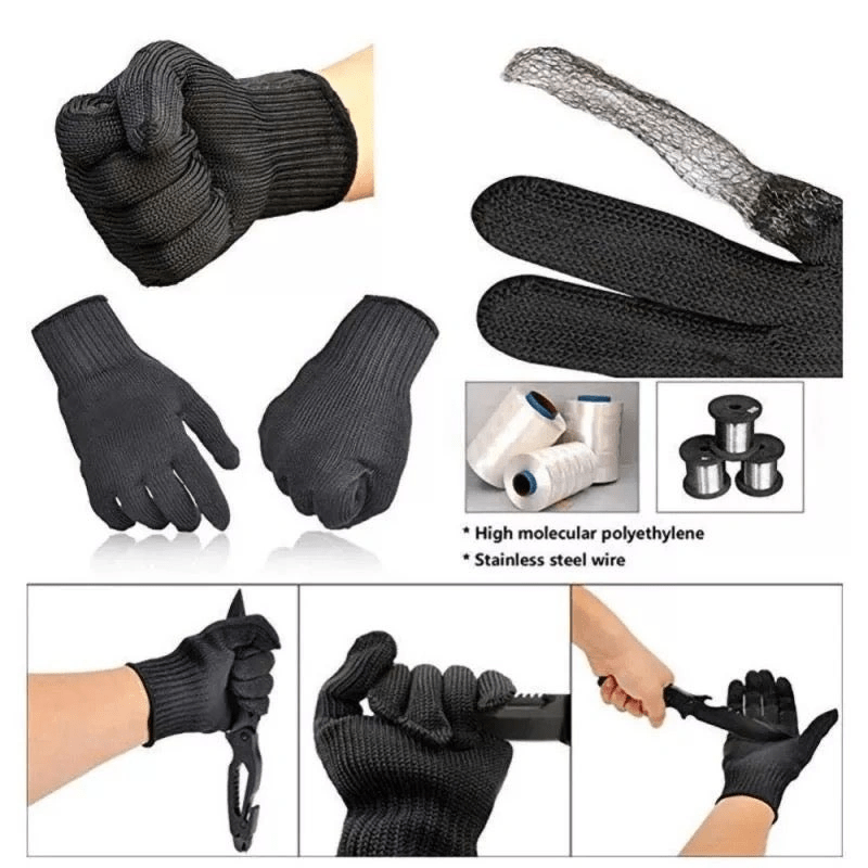 Stainless Steel Cut Resistant Gloves for Gardening