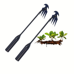 2pcs Manganese Steel Weeding Tool for Gardening Long Handle Weeder