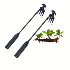 2pcs Manganese Steel Weeding Tool for Gardening Long Handle Weeder