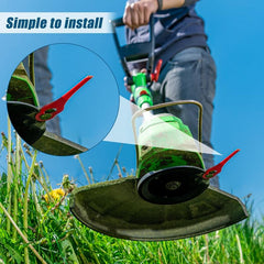 30pcs Plastic Machine Trimming Blades Replacement Nylon Grass Mowing Accessory