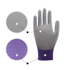 1pc Women's PU Safety Gloves for Gardening Farming Landscaping