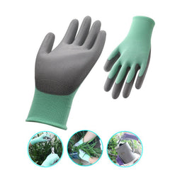 1pc Women's PU Safety Gloves for Gardening Farming Landscaping