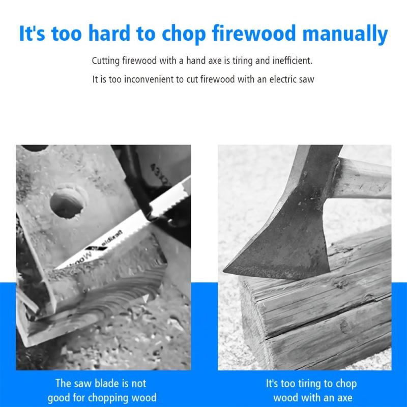 Wood Chopping Machine Drill Bit Steel Threaded Cone Wood Splitting Tool