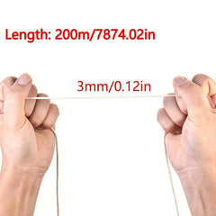 Cotton Twine Macrame Cord for DIY Arts & Crafts Gift Package Twine Wall Hanging