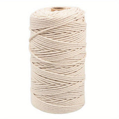 Cotton Twine Macrame Cord for DIY Arts & Crafts Gift Package Twine Wall Hanging