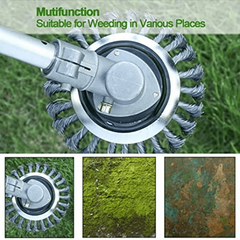 Rotary Steel Wire Weed Brush Blade - Perfect for Summer Garden Prep