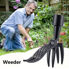 Aluminum Claw Weeder - Garden Root Remover Tool with Stand Up Design